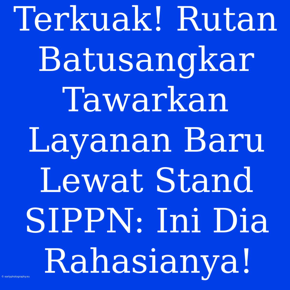 Terkuak! Rutan Batusangkar Tawarkan Layanan Baru Lewat Stand SIPPN: Ini Dia Rahasianya!